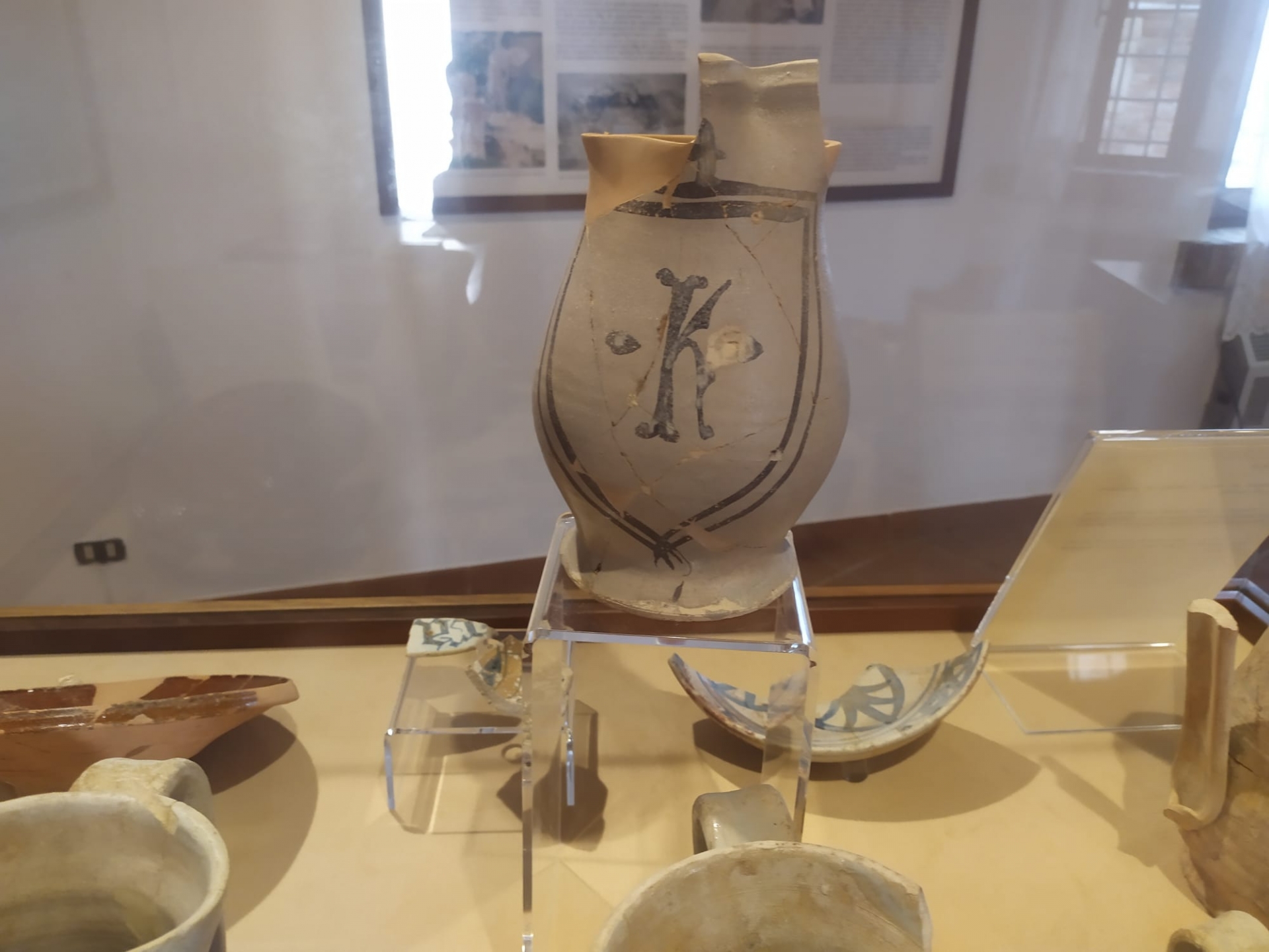 Reperti archeologici  esposti in Antiquarium photos de Anna Pazzaglia