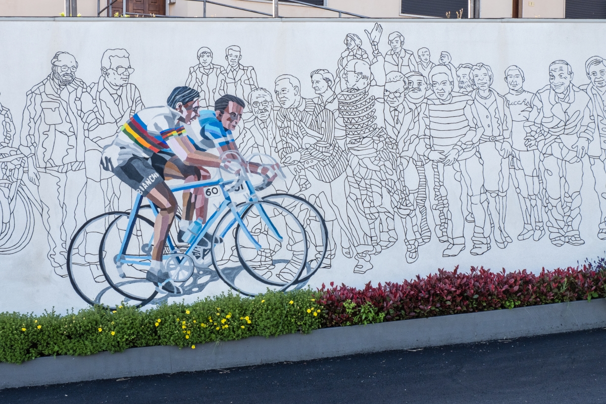 Mural in memory of the Coppi brothers - ENIT SpA