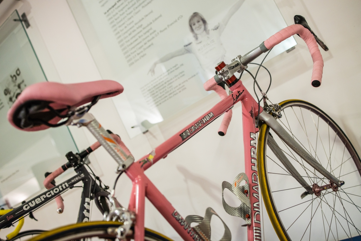 Dettaglio dalla sala dedicata al ciclismo femminile al Museo dei campionissimi - ENIT SpA