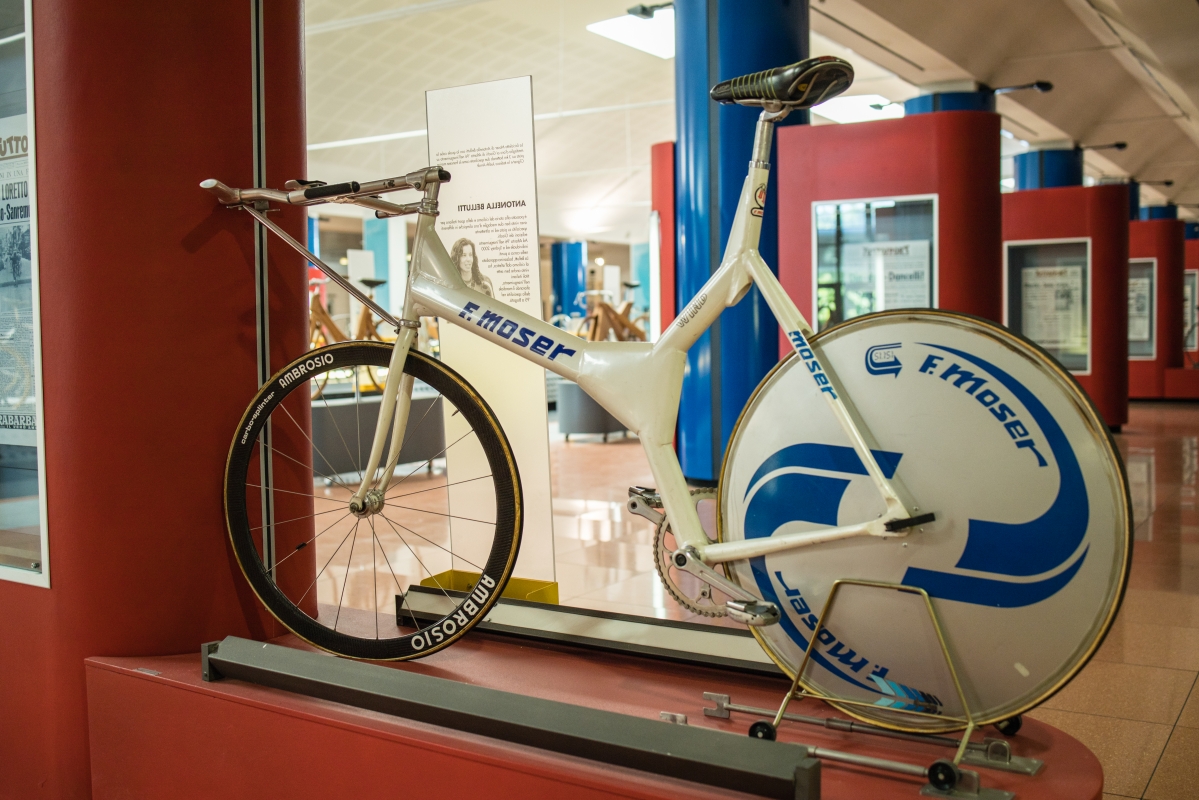 Bicicletta appartenuta a Francesco Moser al Museo dei campionissimi - ENIT SpA