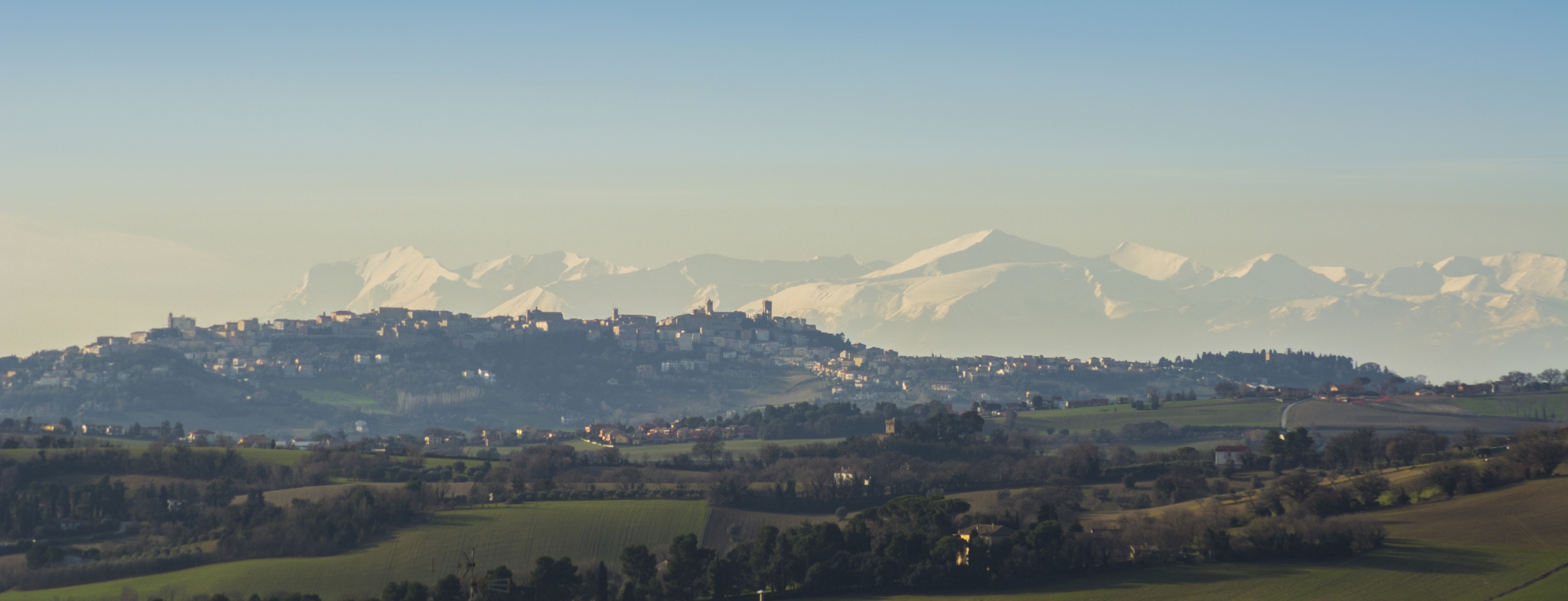 Osimo - view with the Monti Sibillini in the background - Regione Marche