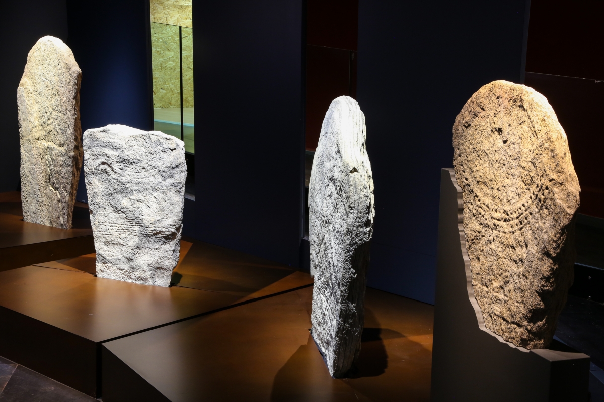 Stele - Saint-Martin-de-Corléans Megalithic Area - Archivio Regione Autonoma Valle d'Aosta