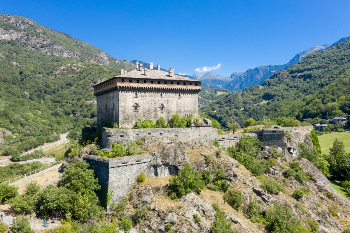 Verrès-kastély - Archivio Regione Autonoma Valle d'Aosta