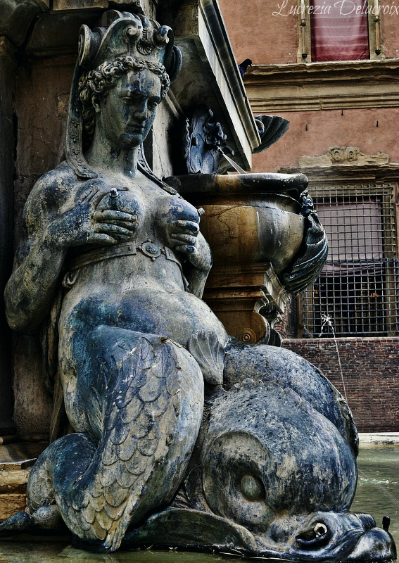 Particolare Fontana del Nettuno. - Lucrezia Delacroix