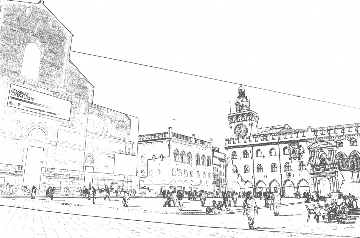 Piazza Maggiore in linee - Anto1985