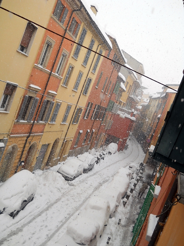 Via Pietralata con la neve - Danieladonnesi