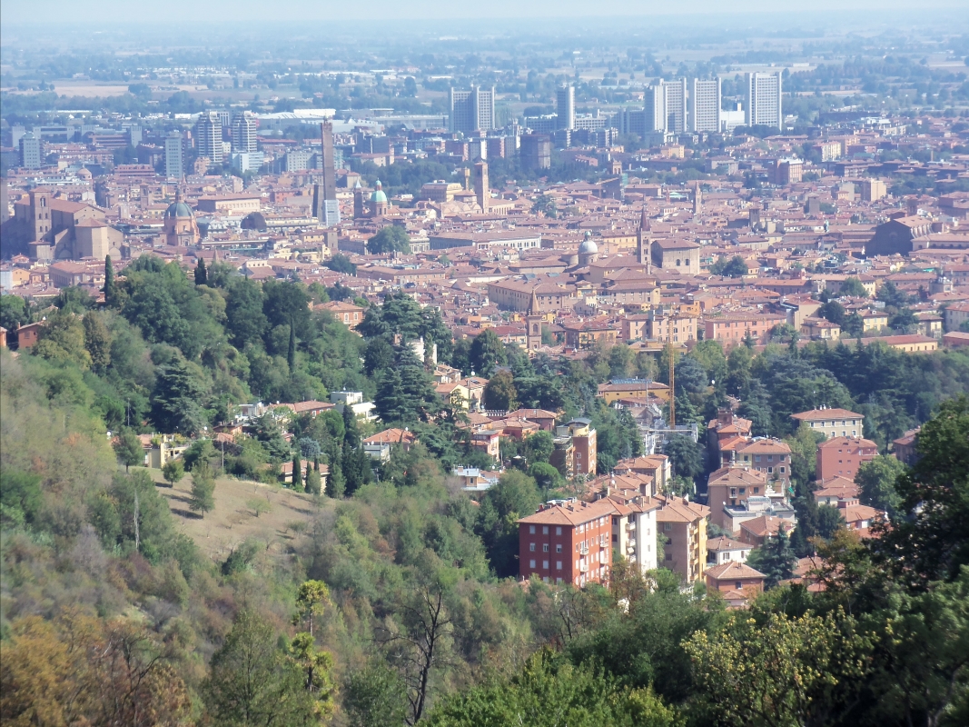 View of the city of Bologna - Adeepergrey