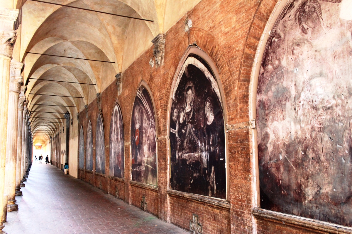 I luoghi degli affreschi nel Portico di S. Giacomo - Mariaorecchia