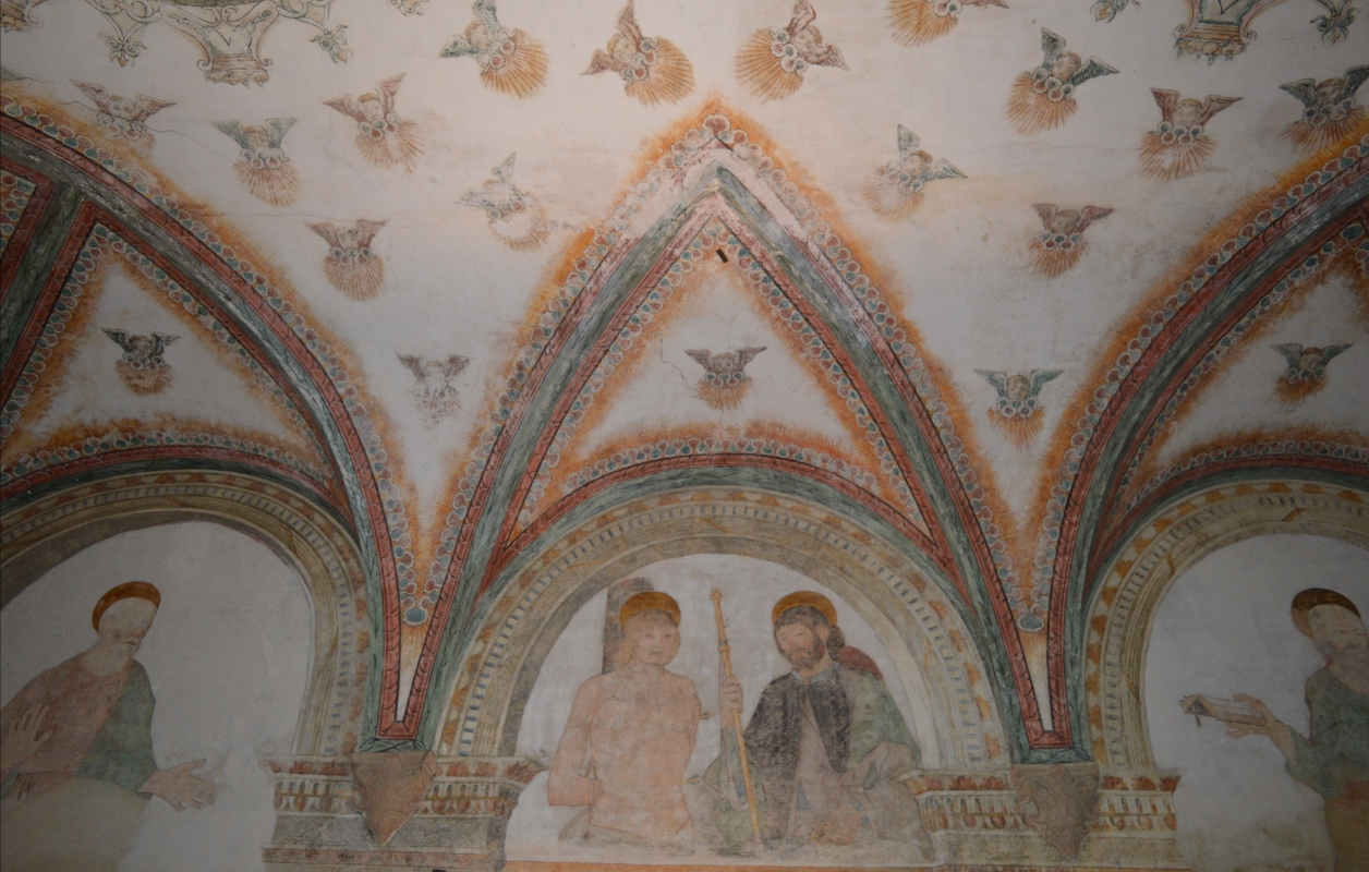 Bentivoglio, Castello, decorazioni della cappella, - Cinzia Malaguti