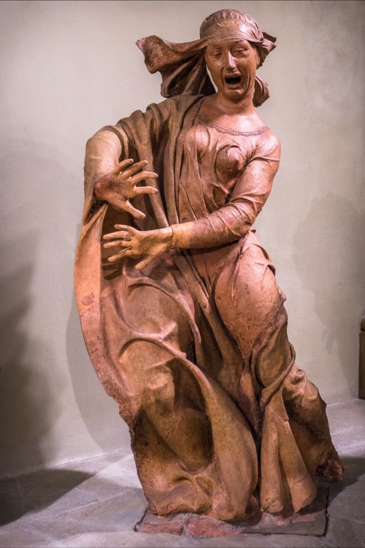 Compianto sul Cristo morto, detail, Maria di Cleofa - Ugeorge