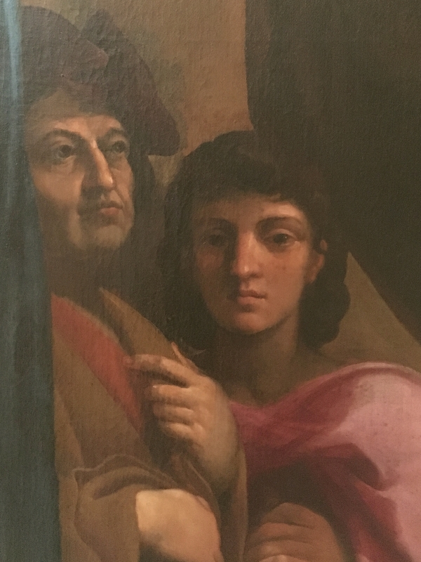 Vocazione di Matteo dettaglio Ludovico Carracci - Waltre manni