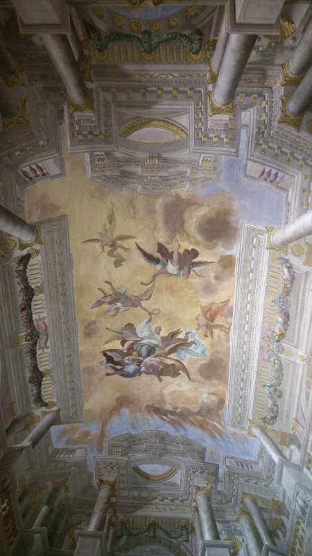 Pinacoteca Bologna - soffitto sopra le scale - Opi1010