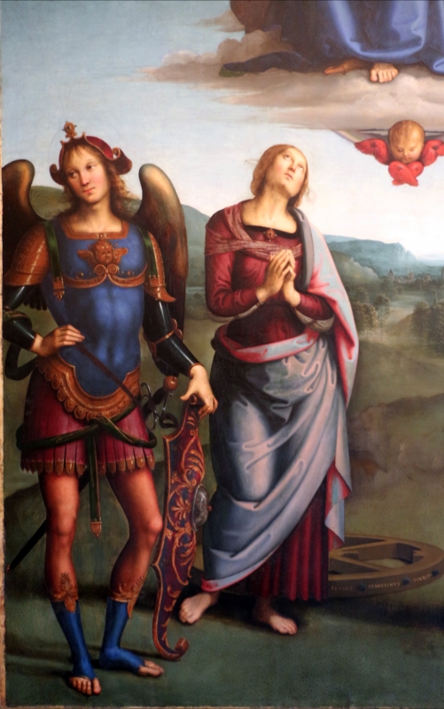 Perugino, madonna in gloria e santi, da s. giovanni in monte, 1500 ca. 03 - Sailko