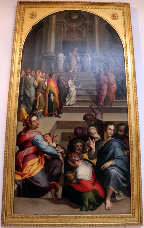 Bartolomeo passerotti, presentazione della vergine al tempio, 1583-84, da cappella della gabella grossa, 01 - Sailko