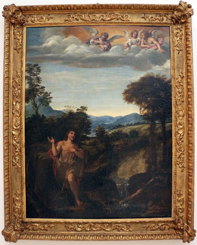 Annibale carracci, il battista in un paesaggio, 1594-95 ca - Sailko