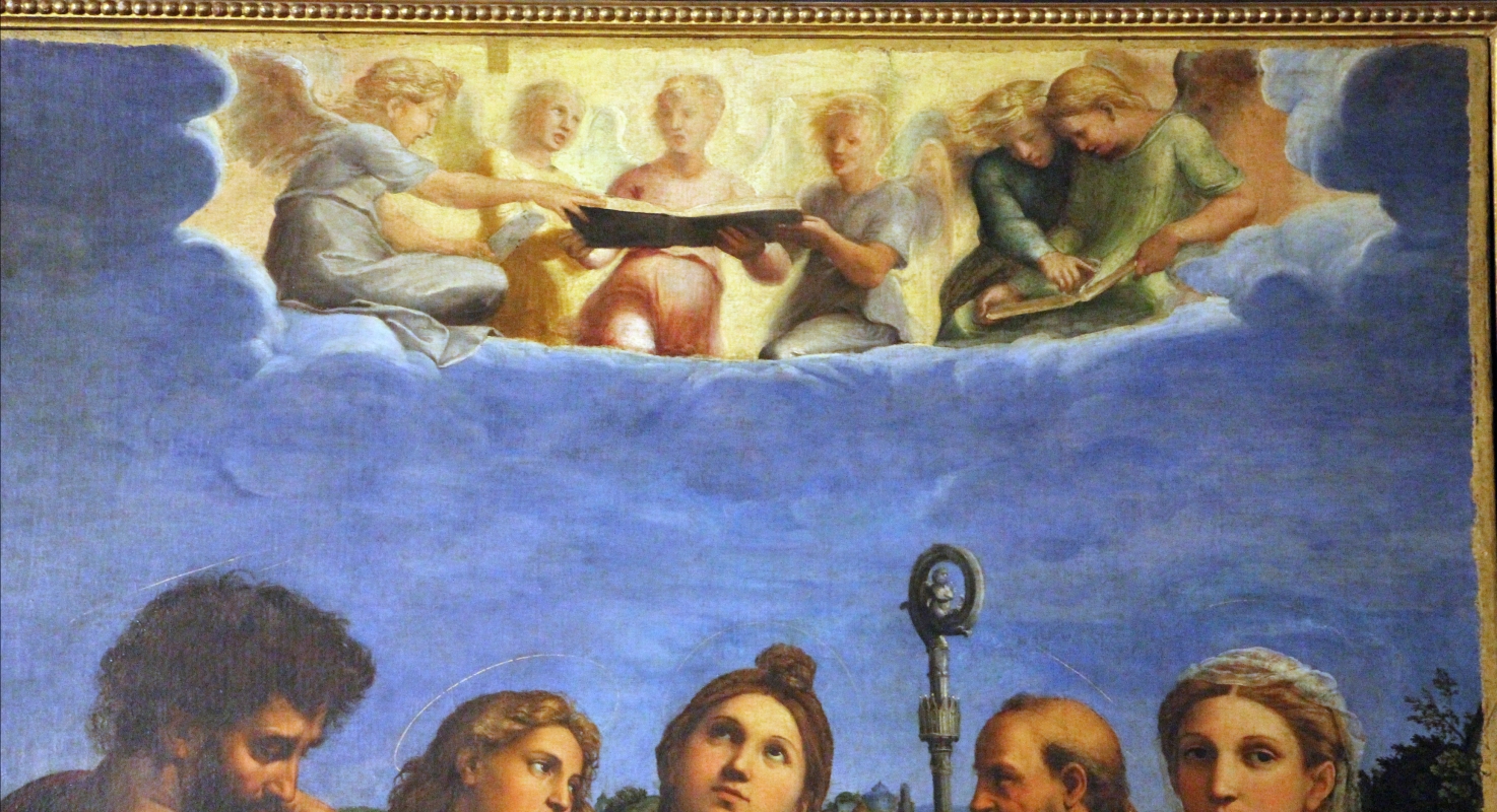 Raffaello e collaboratori, estasi di santa cecilia, 1515 ca. da pinacoteca nazionale 02 - Sailko