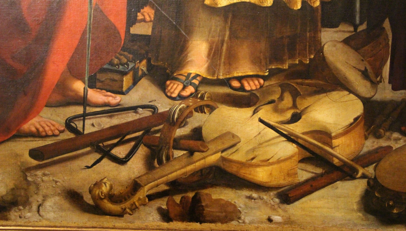 Raffaello e collaboratori, estasi di santa cecilia, 1515 ca. da pinacoteca nazionale 07 - Sailko