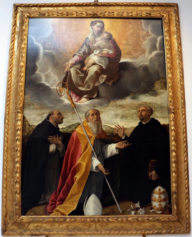 Bartolomeo cesi, madonna in gloria e santi, 1594-95 ca., da s. omobono, 01 - Sailko