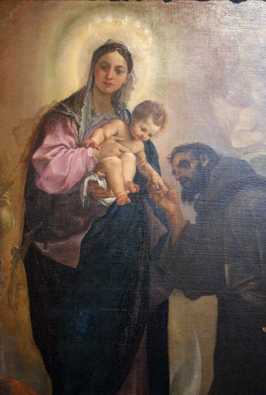 Ludovico carracci, madonna col bambino tra i ss. girolamo e francesco, 1590 ca., dalla cheisa degli scalzi 03 - Sailko