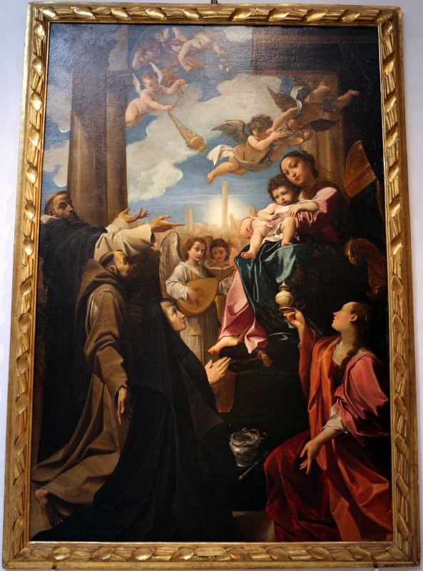 Ludovico carracci, madonna in trono e santi, 1588, dai ss. giacomo e filippo detto le convertite, 01 - Sailko