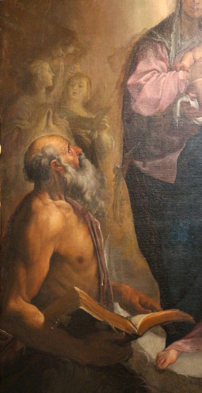 Ludovico carracci, madonna col bambino tra i ss. girolamo e francesco, 1590 ca., dalla cheisa degli scalzi 02 - Sailko