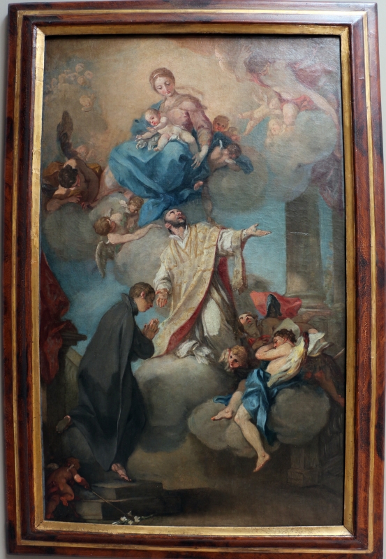 Antonio balestra, ss. ignazio e sebastiano kostka in adorazione della madonna col bambino, 1731 ca - Sailko