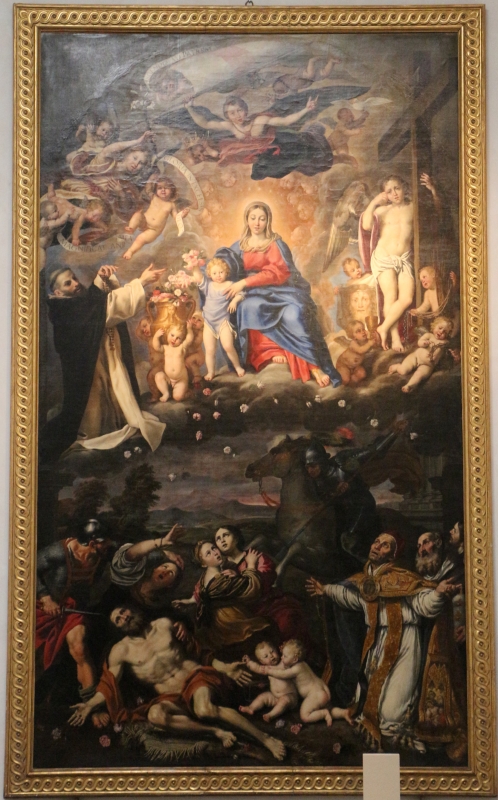 Domenichino, madonna del rosario, 1617-21, da s. giovanni in monte 01 - Sailko