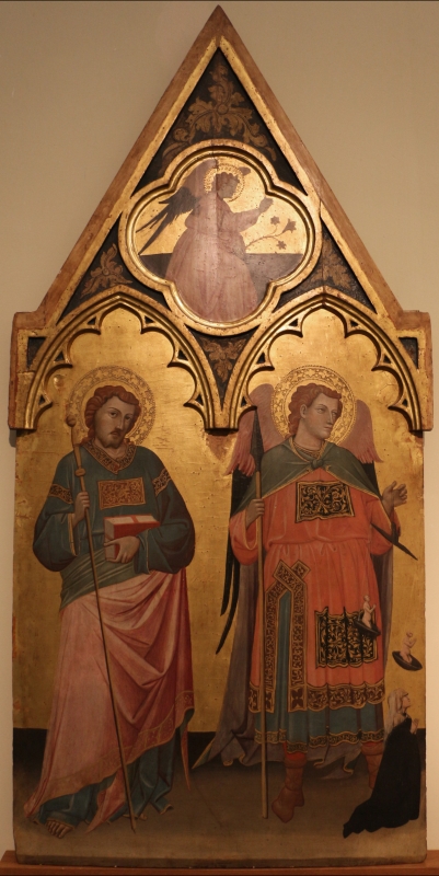 Jacopo di paolo, crocifissione, annunciazione e santi, 1400-10 ca., da s. michele in bosco 02 - Sailko