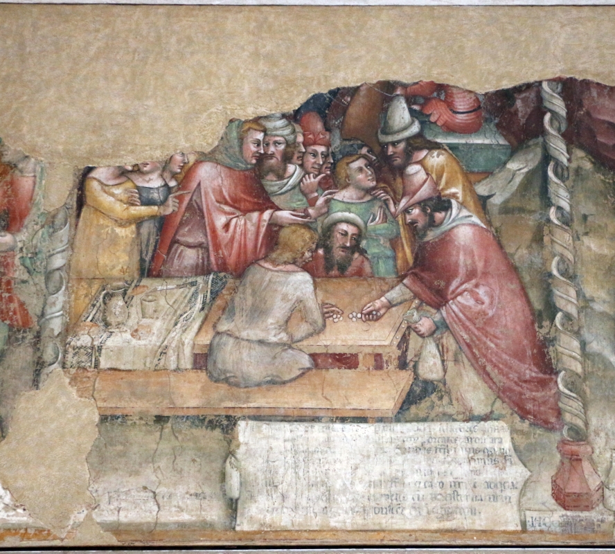 Anonimo bolognese, storie di giuseppe ebreo, 1330-75 ca., 03 giuseppe venduto ai mercanti - Sailko