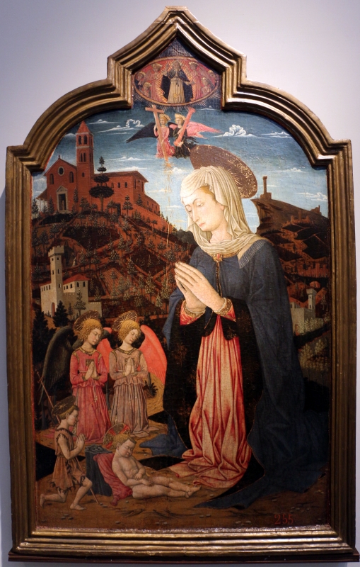 Giovan francesco da rimini, adorazione del bambino, 1460-65 ca., da s. giovanni battista - Sailko