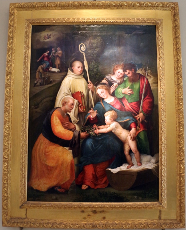 Il bagnacavallo, sacra famiglia e santi, 1525-27 - Sailko