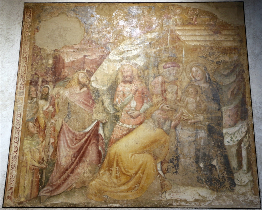 Simone dei crocifissi e jacobus, adorazione dei magi, 1350-60 ca., da oratorio di mezzaratta - Sailko