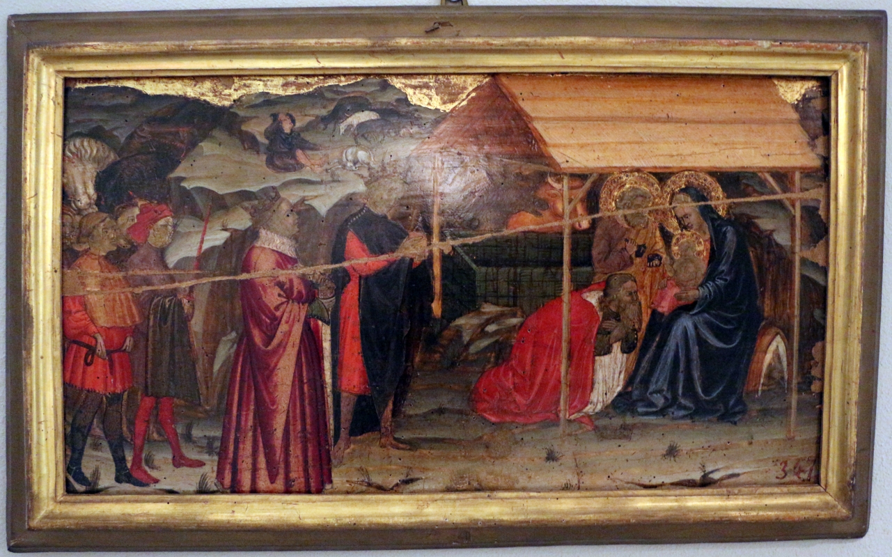 Bitino da faenza, adorazione dei magi, 1410-15 ca., da s. domenico o ss. nabore e felice (rimini) - Sailko