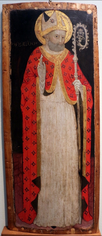 Maestro di san verecondo, sant'ubaldo vescovo, 1415-30 ca - Sailko