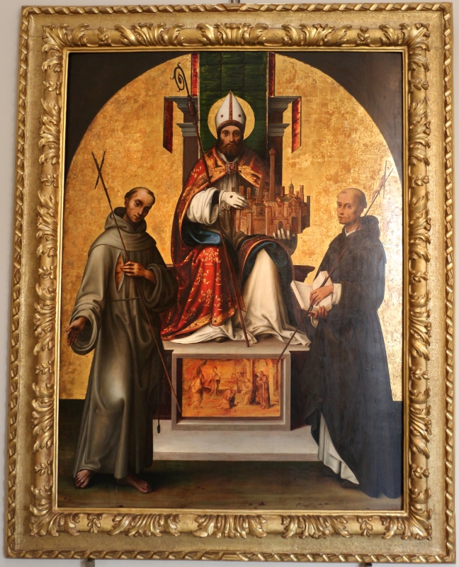 Lorenzo costa, san petronio tra i ss. francesco e domenico, 1502, 02 - Sailko