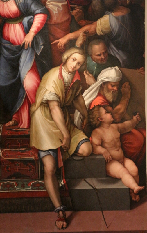 Girolamo marchesi detto il cotignola, sposalizio della vergine, 1522-24, da s. giuseppe dei cappuccini, 04 - Sailko