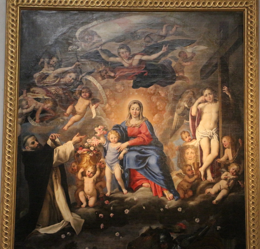 Domenichino, madonna del rosario, 1617-21, da s. giovanni in monte 02 - Sailko