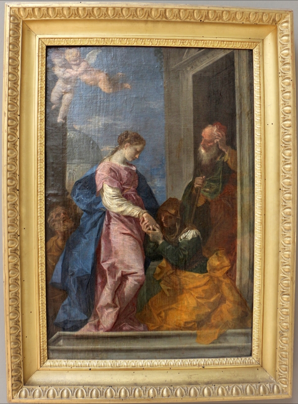 Donato creti, visitazione della vergine a santa elisabetta, 1710-20 ca., coll. zambeccari - Sailko