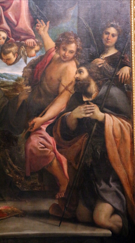 Annibale carracci, madonna in gloria e santi, 1590-92 ca., dai ss. ludovico e alessio, 04 - Sailko