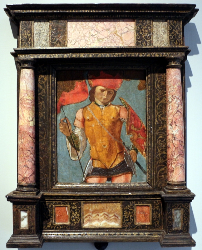 Ercole de' roberti (attr.), san michele arcangelo, 1480-85 ca. 01 - Sailko