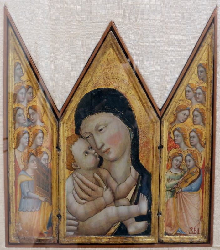 Andrea de' bartoli (attr.), madonna col bambino e angeli, 1360 ca., forse da convento della carità (bo) - Sailko