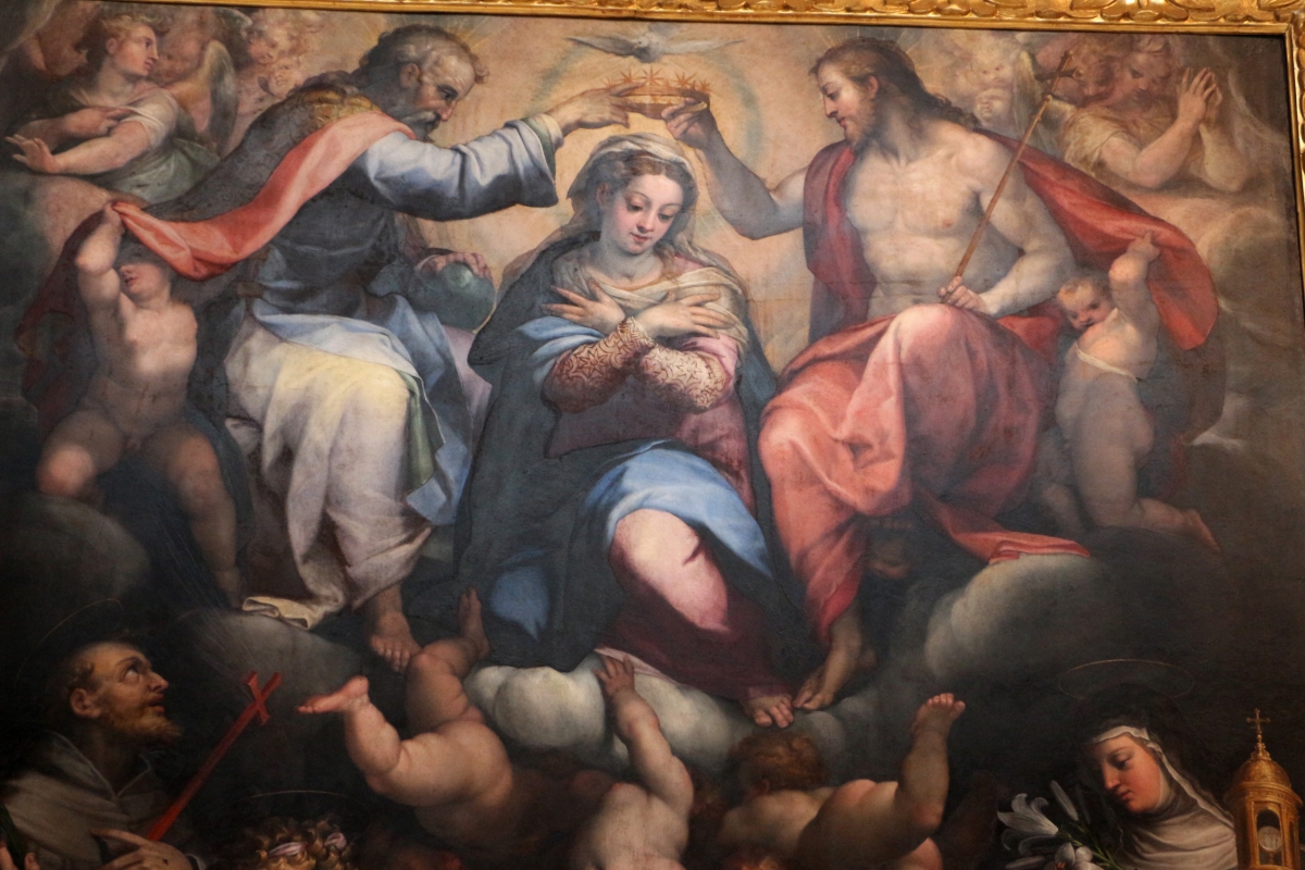 Orazio samacchini, madonna in gloria e santi, 1575 ca., dai ss. narborre e felice, 02 - Sailko