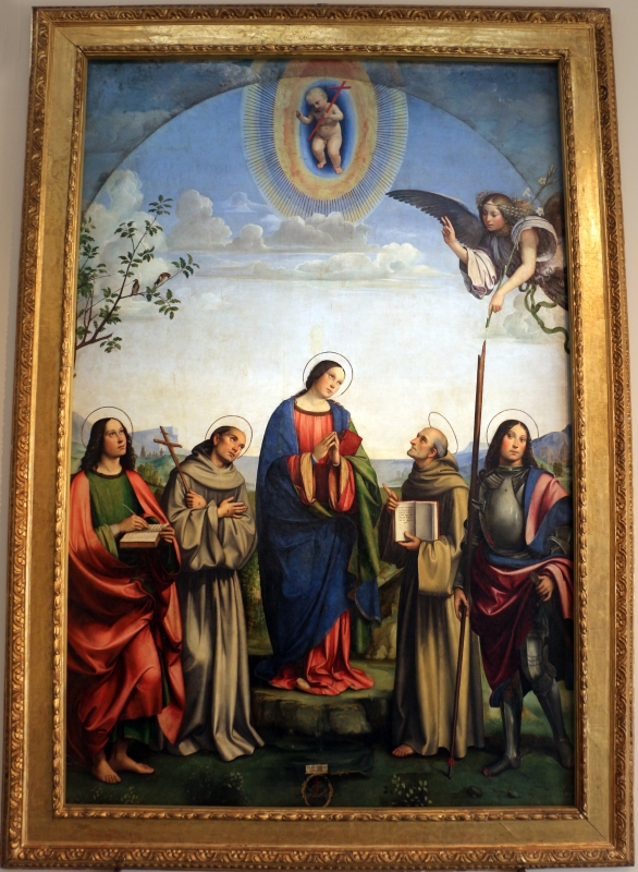 Francesco francia, annunziata tra santi, 1500, dall'annunziata, 01 - Sailko