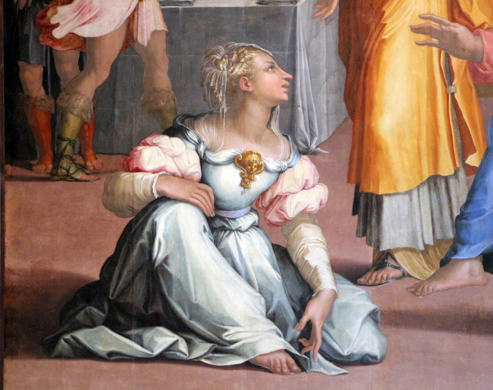 Giorgio vasari, gesù in casa di marta e maria, 1540, da s. michele in bosco 03 - Sailko