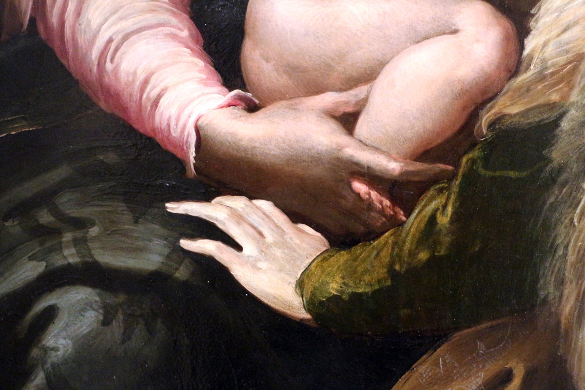 Parmigianino, madonna col bambino e santi, 1529, da s. margherita 04,2 - Sailko