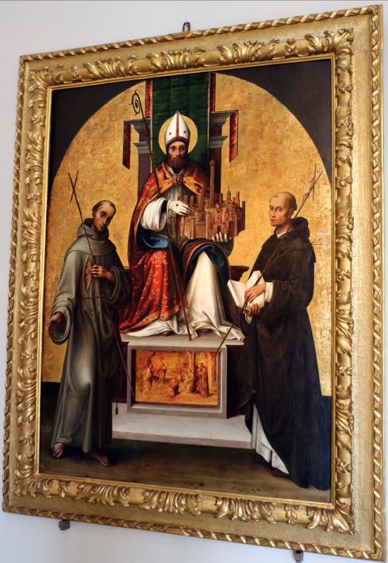 Lorenzo costa, san petronio tra i ss. francesco e domenico, 1502, 01 - Sailko