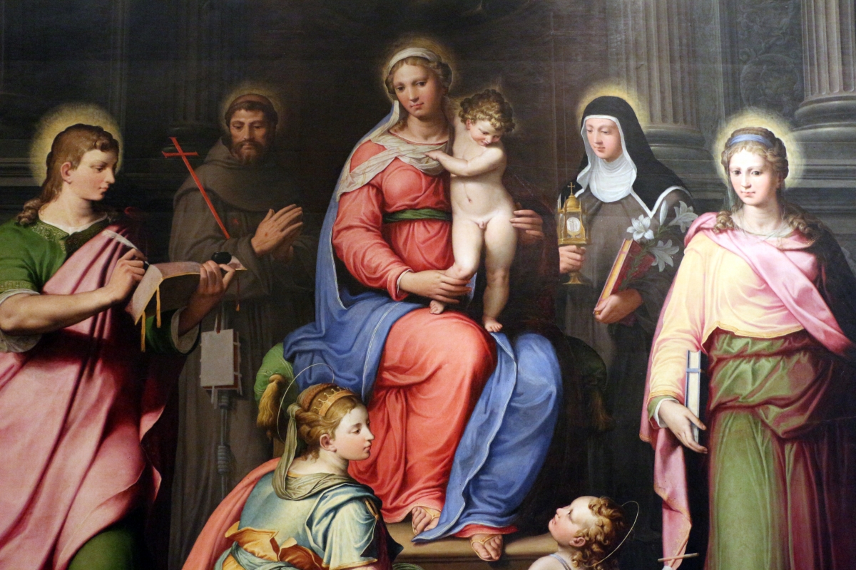 Il bagnacavallo junior, madonna in trono e santi, 1550 ca., dai s. narborre e felice, 02 - Sailko