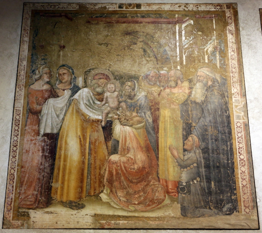 Simone dei crocifissi e jacobus, circoncisione di gesù, 1350-60 ca., da oratorio di mezzaratta - Sailko