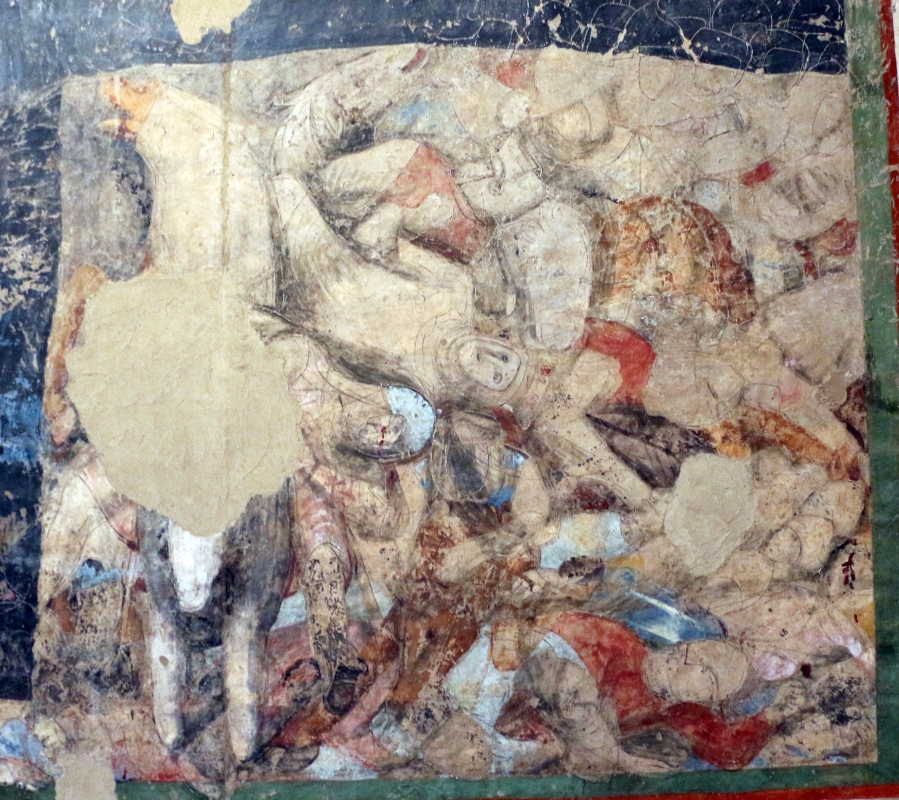 Pseudo-jacopino, san giacomo alla battaglia di clavijo, 1315-20 ca., da s. giacomo maggiore, 05 - Sailko