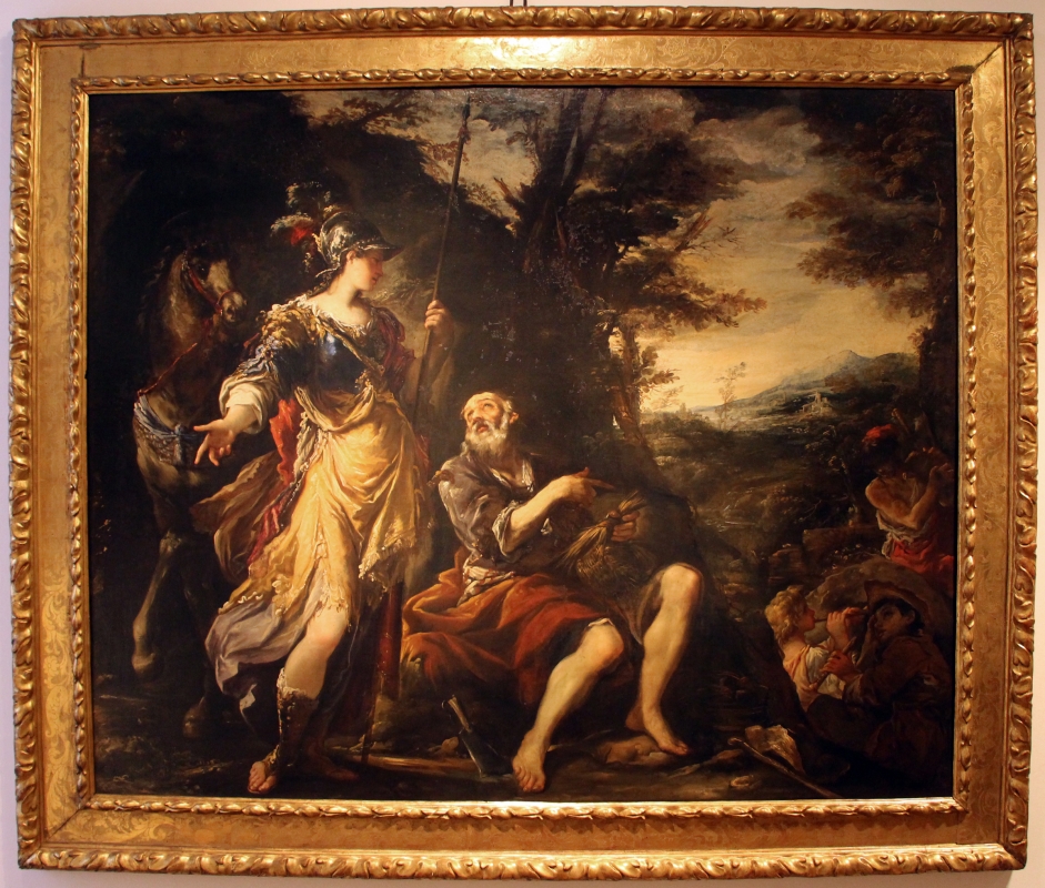 Giovanni antonio burrini, erminia tra i pastori, 1685 ca., da pinacoteca nazionale, bologna 01 - Sailko